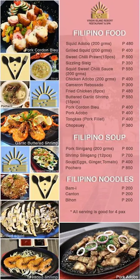 פנגלאו 버진 아일랜드 리조트 Virgin Island Resort Restaurant & Spa